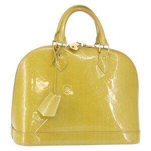 LOUIS VUITTON Monogram Vernis Alma PM Bag Veil Amplession M91615 Auth 151085